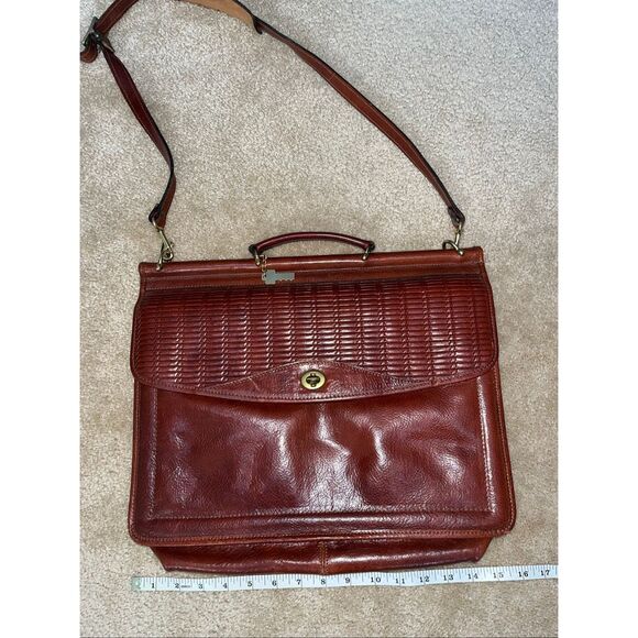 Jack Georges leather briefcase - Picture 8 of 9